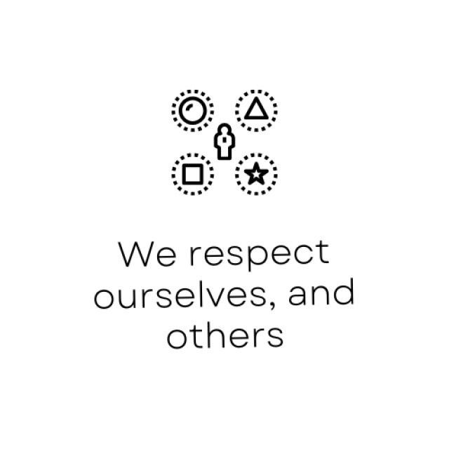 We respect ourselves and others