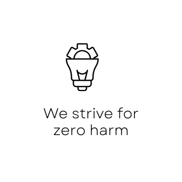 We Strive for Zero Harm